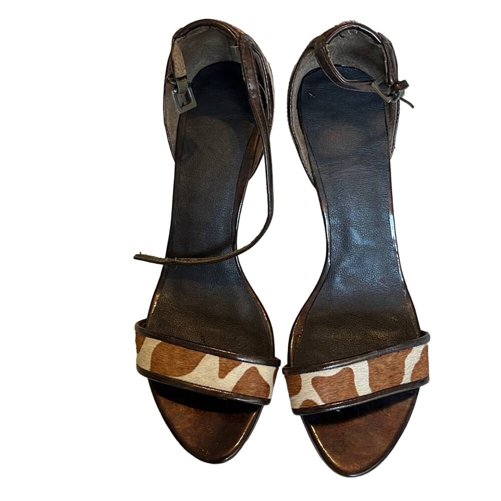 Paolo animal print heels size 7.5